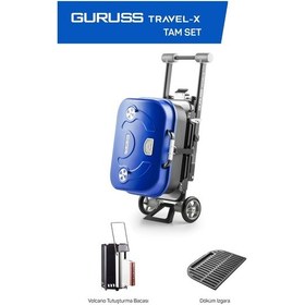 Resim Guruss Travel-x Taşınabilir Mangal Tam Set Gece Mavisi Model:grs17 