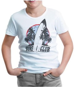 Resim Surf Club - Board Beyaz Çocuk Tshirt 