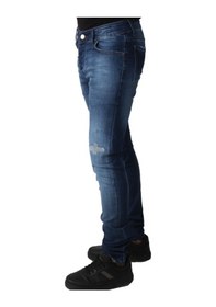 Resim Erkek Denim Hld Spor Kot Giyim Lazerli Mavi Pantolon Mavi 