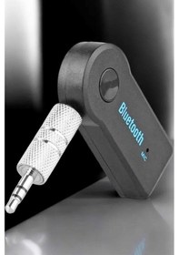 Resim Kablosuz Bluetooth Aux Araç Kiti Siyah Hafıza Kartlı - Lisinya 