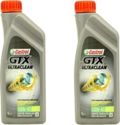 Resim Castrol GTX Ultraclean 10W-40 A3/B4 Sentetik Motor Yağı 2 x 1 L 