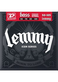 Resim Jim Dunlop Lks50105 Lemmy Signature Bass Gitar Teli 50-105 