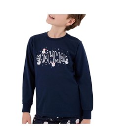 Resim Rolypoly Rp3680-2 Erkek Çocuk Kışlık İkili Pijama Takım Lacivert 