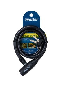 Resim Master 500941 Anahtarlı Bisiklet Kilidi 10mm X 80cm Çok Renkli 