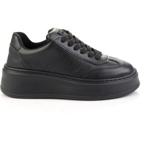 Resim Bambi Siyah Kadın Sneaker K01671057609 