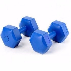 Resim Ayaz Sport 10 Kg X 2 Adet 20 Kg Dambıl Seti, Dumbell Set Mavi Ve Siyah 