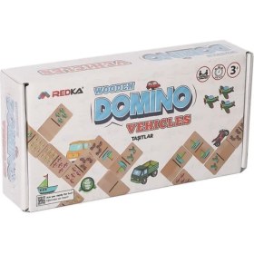 Resim Rd5649 Ahşap Domino Oyunu Araçlar -Redka 