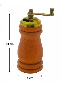 Resim Fantom El Yapımı Ahşap Karabiber Değirmeni Öğütücü 5cmx13cm Ahşap 