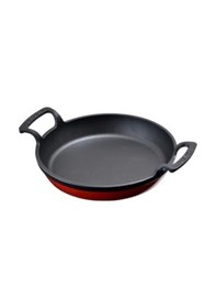 Resim Yuvarlak Kulplu Tava. Çap Ø 16cm. Kırmızı 