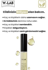 Resim W-Lab Cosmetics Kaş Kirpik Serumu 10 ML 