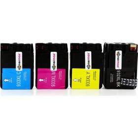Resim Hp Officejet 6700 Premium Uyumlu Kartuş Takım / Hp 932Xl 933Xl C2 