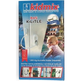 Resim Kidmix Çelik Halatlı Pencere Emniyet Çocuk Kilidi Çok Renkli 