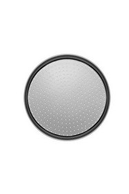 Resim Kitchen Design Lab Orta Boy Delikli Pizza Tepsisi 32 CM Ve Gri Silikon Yanmaz Fırın Eldiveni 
