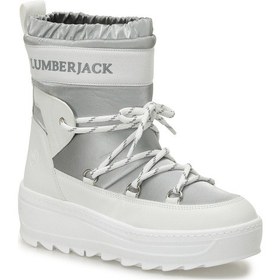 Resim Lumberjack Kelly 4pr Beyaz Kadın Kar Botu Beyaz-gumus Beyaz - Gümüş 