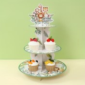 Resim 1 Set Orman Safari Hayvanı 3 Katlı Kağıt Cupcake Standı - Canlı Doğum Günü & Çocuklar Duş Partisi Sergisi ile Zürafa, Aslan, Kaplan & Daha Fazlası, Çocuk Dostu Tatlı Tutucu Temalı Etkinlikler için, Çocuklar Duş Dekoru | Oynak Tasarım | Kağıt Yapısı, Orman Teması Süslemesi için Halloween, Noel Etkini & Parti Malzemeleri 