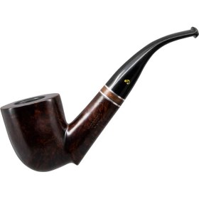 Resim Şahin Üç Yıldız 870 9mm. Filtreli Ebonit Saplı Pipo 