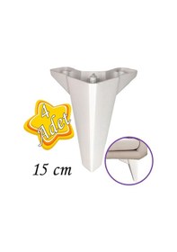 Resim 4 Adet Serdivan 15 Cm Beyaz Lüx Mobilya Kanepe Sehpa Ünite Koltuk Ayağı Baza Ayak 