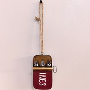 Resim El Yapımı Metal Asılı Dekor Üç Sardine ile - Sanat Deko Stili, Elektrik Gerektirmez, Noel Ev Dekoru için Mükemmel, Sardine Dekoru 