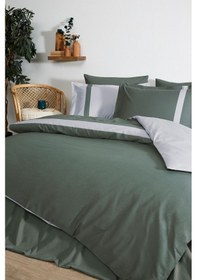 Resim Özdilek Colour Stripe Tek Kişilik Nevresim Takımı Haki 