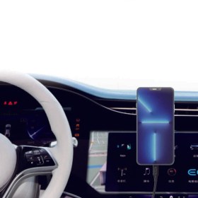Resim Go-Des GD-WL289 MagSafe Manyetik Wireless Kablosuz Şarjlı 2 in 1 Araç Içi Telefon Tutucu 