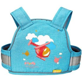 Resim Çocuk Binicilik Emniyet Kemeri, Mavi 