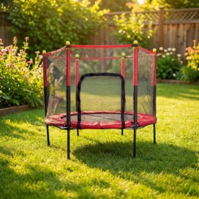 Resim Zenvia Fileli 140 cm Büyük Boy Trambolin ZNV-TTT3245 