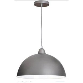 Resim Mylights Gri Içi Beyaz Metal Sarkıt Avize 40 Cm En (549235624) 