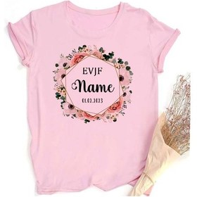 Resim Menıscounter Kişiselleştirilmiş Evjf Takımı Gelin Tişört - Bekarlığa Veda Partisi - Özel Ad Nedime Tişörtordu Yeşilkadın Ordu Yeşil 