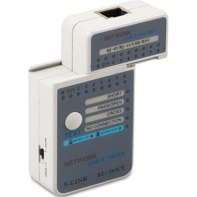 Resim S-Lınk Sl-565Ct Rj45 Ağ Kablosu Test Cihazı 