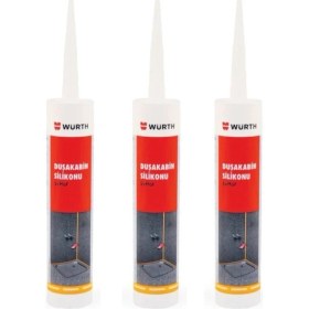Resim Würth Tvet Duşakabin Silikonu Şeffaf 310 ml 3 Lü Paket 
