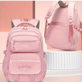Resim Motion003 Light Pembe Genç Okul Sırt Çantası Hafif Dayanıklı Büyük Kapasiteli Açık Pembe 