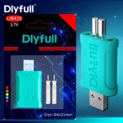 Resim 2 adet Lir425 Şarj edilebilir pil + Şarj cihazı kiti Uygun Gece balıkçılığı elektronik olta ucu ışık çubukları parlayan çubuklar, kıyı balıkçılığı alarmı parlak yüzen LED Gece Takımı 