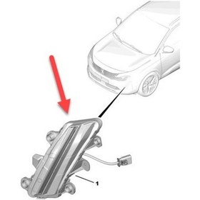 Resim Esse Oto - 3008 / 5008 Gündüz Farı Sol 2016- 9836231080 