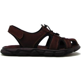 Resim Pepita Srlr4870 Kahverengi Nubuk Erkek Arkadan Cırtlı Sandalet Kahve Nubuk Kahverengi Nubuk 