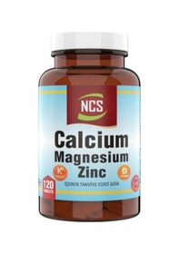Resim Kalsiyum Magnezyum Çinko Vitamin D K 120 Tablet 3 Kutu 