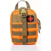 Resim Dashanshop Orange Molle Sökme Çantası, Kampçılık Yürüyüş Seyahat İlk Yardım Çantası Turuncu 