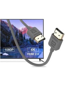Resim Microcase 4KX2K 60Hz HDMI To HDMI Yüksek Hızlı Ses Görüntü Aktarma Kablosu 1.5 Metre Gri - AL2877 