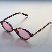 Resim 1 Çift Kadınlar için Retro Günlük Gözlükler, Oval PC Küçük Çerçeve + PC Lens + Metal Menteşe, Günlük Ev Kullanımı, Rahat Fotoğrafçılık vb. İçin Uygun - Dekoratif Sıradan Gözlükler 