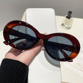 Resim Oval Retro Akademik Tarz CLOG Gözlükler - Renkli Camlar, Hafif ve Dayanıklı Çerçeve, Sokak Stili & Tatil Hediyeleri için Moda Gözlükleri, Trendy Gözlükler, Rahat Kullanım İçin Moda Gözlükler 