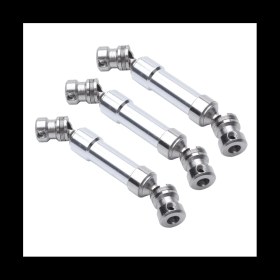Resim Quartzite 3pcs Metal Arka Merkezi Şaftı Cvd Şanzıman Şaftı 1 12 Wltoys 12428 12423 Gümüş (Yurt Dışından) 