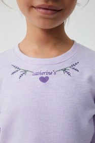 Resim Yumuşak dokulu pijama takımı - Lila / 11-12 Yaş 