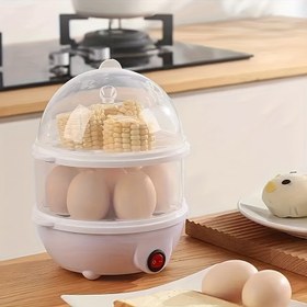 Resim 7-21 Yumurta için Hızlı Elektrikli Yumurtalıma Makinesi - Otomatik Kapanış ve Şeffaf Kapaklı, Orta Sertlikte Haşlanmış, Omlet Yapma, Kolay Pişirme İçin Kompakt Tasarım, Mutfak Aparatı | Modern Mutfak Eşyası | BPA'sız Malzeme, Hızlı Yumurtalıma 