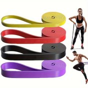 Resim Çok Amaçlı Kaymaz Direnç Bantları Tam Vücut Antrenmanları İçin - Dayanıklı TPE Malzeme, Ev Spor Salonu, Pilates, Yoga ve Rehabilitasyon Egzersizleri İçin 5 Seviyeli Güç Antrenmanı & Esneme Bantları - Başlangıçtan İleri Seviye Fitness Tutkunlarına İdeal, Erkekler & Kadınlar İçin Çok Amaçlı Egzersiz Bantları 