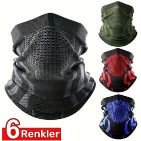 Resim Userfriendly11 Ercoalgo Erkek Kışlık Siyah Balaclava Maskesi Rüzgar Geçirmez Nefes Alabilir Kayak Snowboard Siyah 