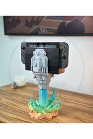 Resim Bi'şeyler Sepeti Switch OLED ve Classic için Uzay Roketi Stand 