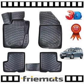 Resim Dacia Logan Mcv 3D Havuzlu Paspas 2005-2012 Arası Friemats N11.2021 