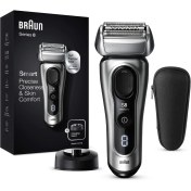 Resim Braun Series 8 8417 Islak & Kuru Şarjlı Tıraş Makinesi + Şarj Standı + Seyahat Çantası 
