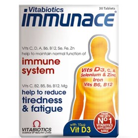 Resim VİTABİOTİCS Immunace 30 Tablet Multivitamin 