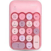 Resim Mofii X910 2.4g Kablosuz Klavye Sayısal Klavye Taşınabilir 18 Tuşlu Finansal Muhasebe Ofis Klavyesi Pembe Karışık Renk 