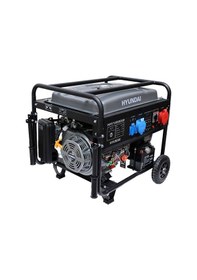 Resim Hyundai HHY12000ED Dual Power 10Kw 220V/380V Marşlı 27l Bakır Sargı Jeneratör 